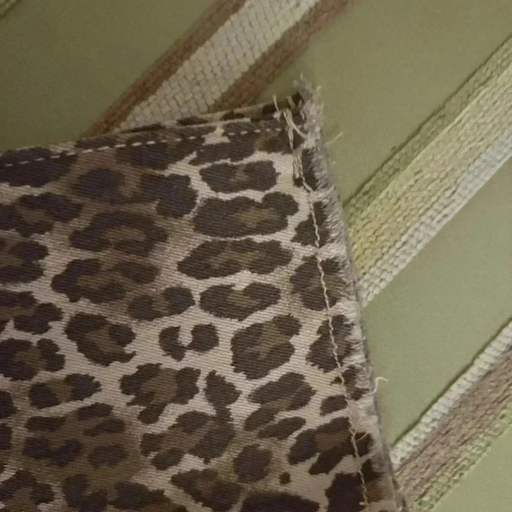 GIRLS CHILDRENS PLACE LEOPARD PRINT DISTRESSED JEGGINGS NWT SZ 5 - Picture 6 of 12